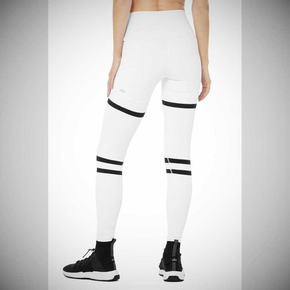 Leggins Alo Yoga High-Cintura Legit Mujer Blancos Negros | MX-93GVHB