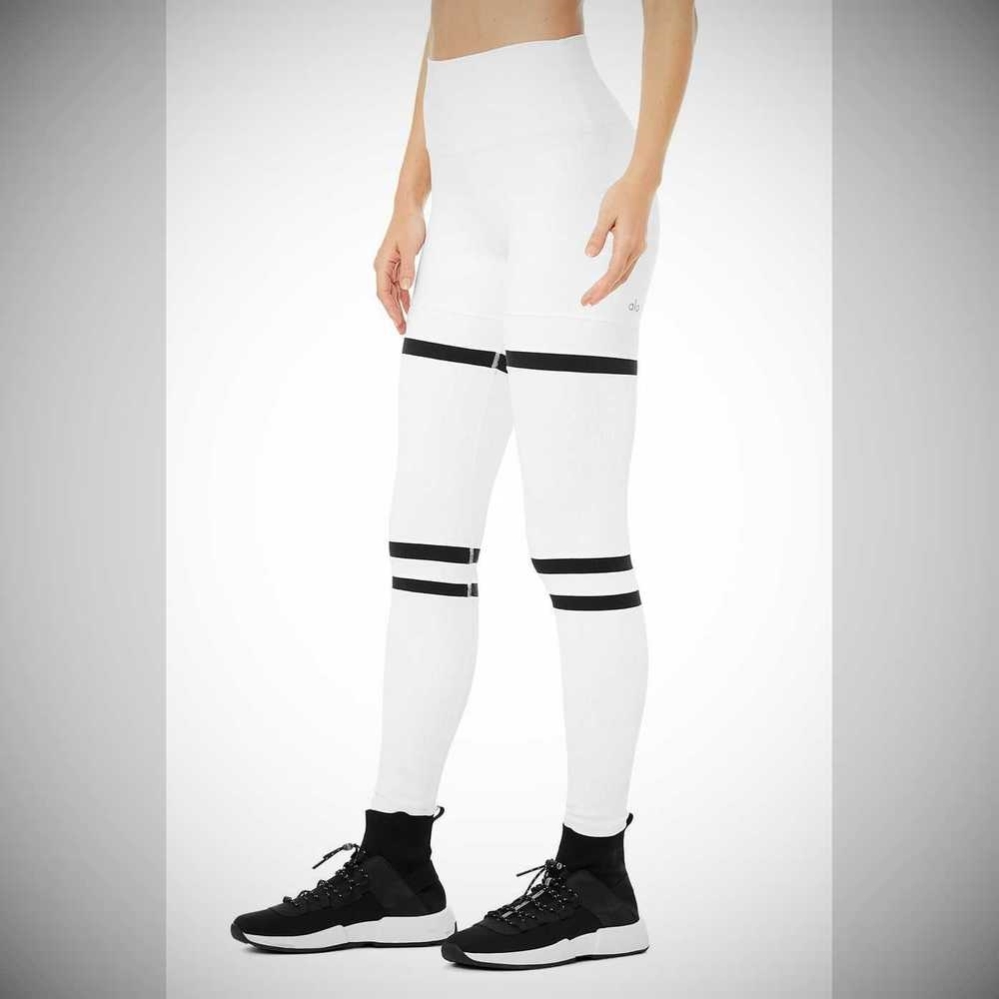 Leggins Alo Yoga High-Cintura Legit Mujer Blancos Negros | MX-93GVHB