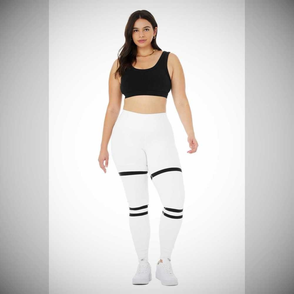 Leggins Alo Yoga High-Cintura Legit Mujer Blancos Negros | MX-93GVHB