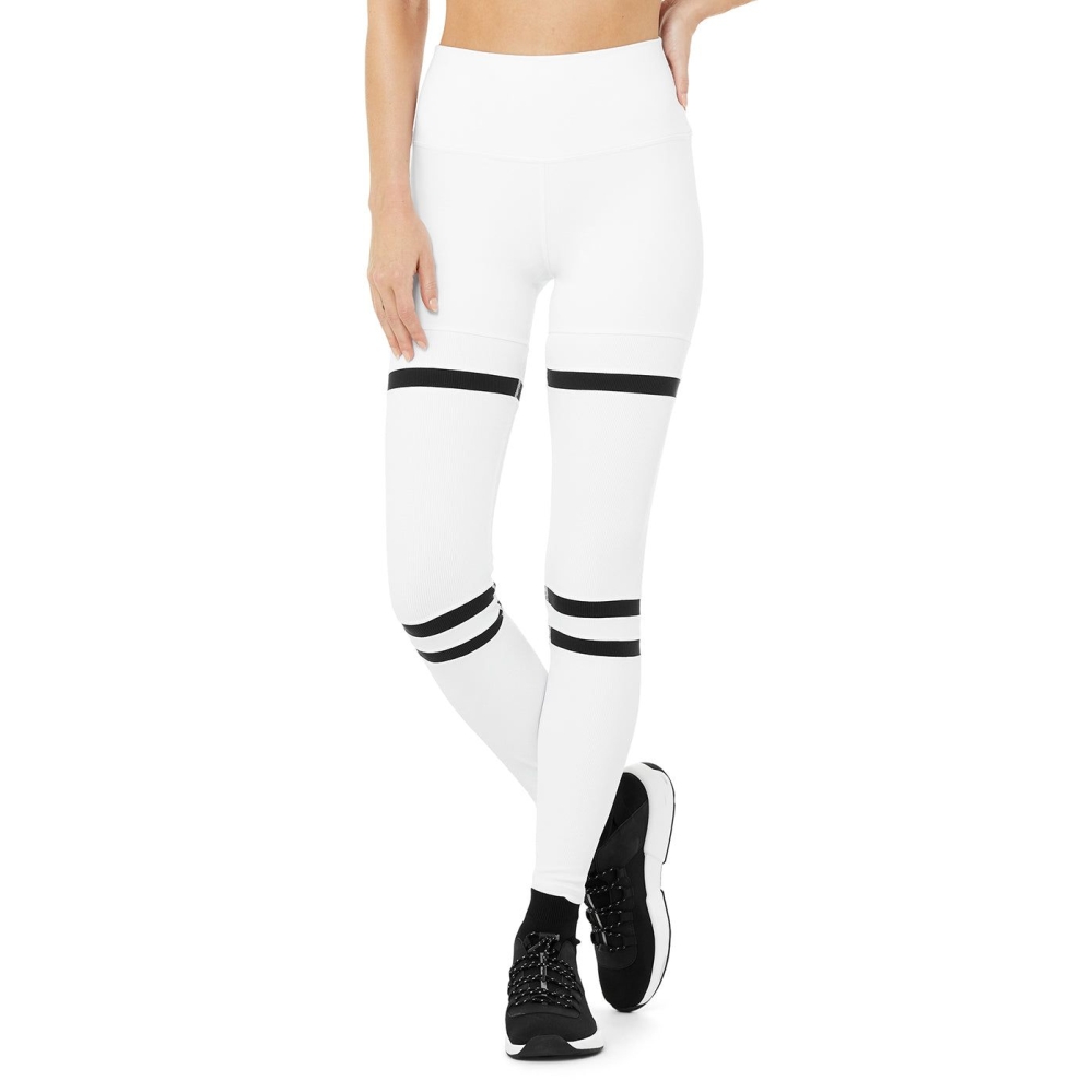 Leggins Alo Yoga High-Cintura Legit Mujer Blancos Negros | MX-93GVHB