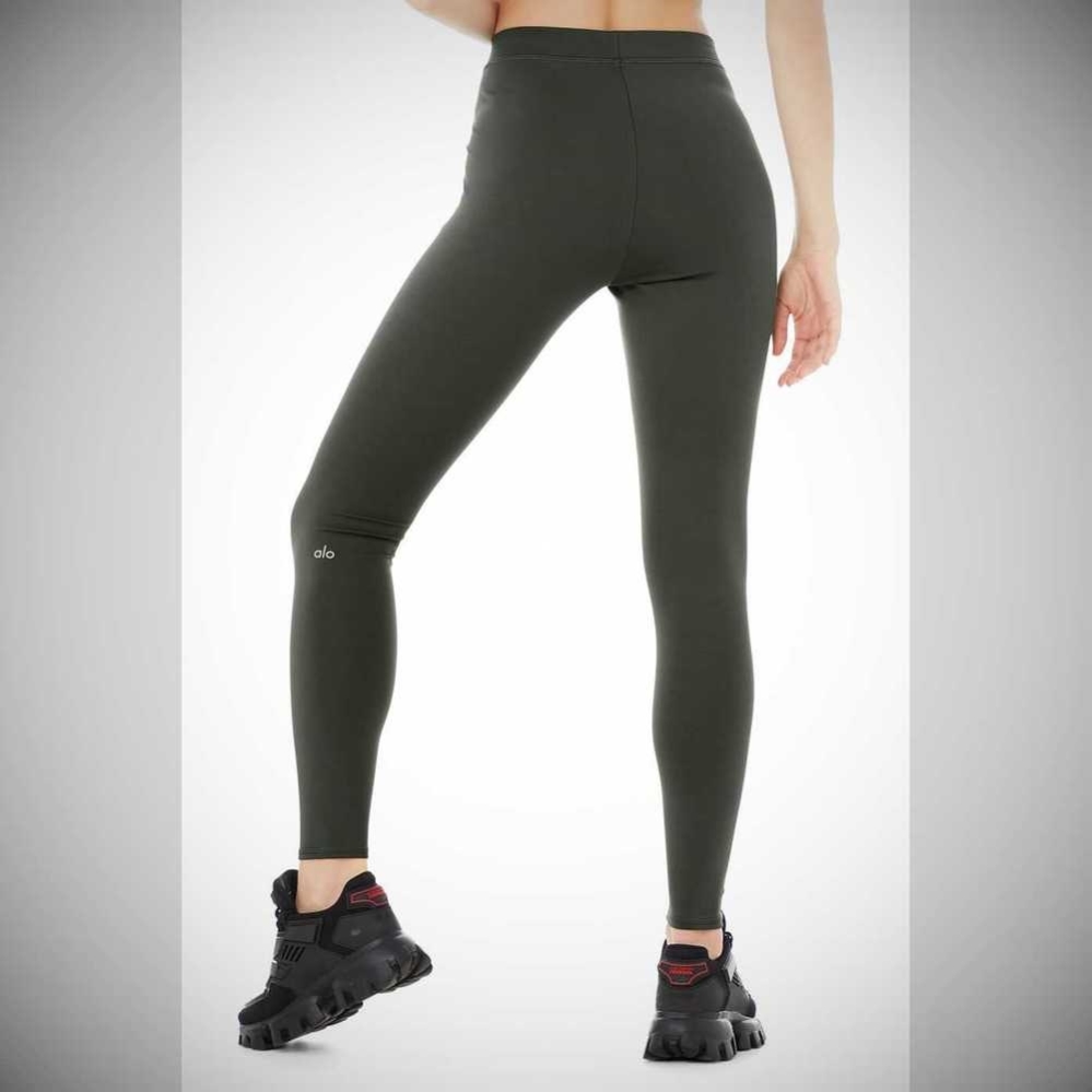 Leggins Alo Yoga High-Cintura Thrill Seeker Mujer Verdes Oscuro | MX-60ZEVW