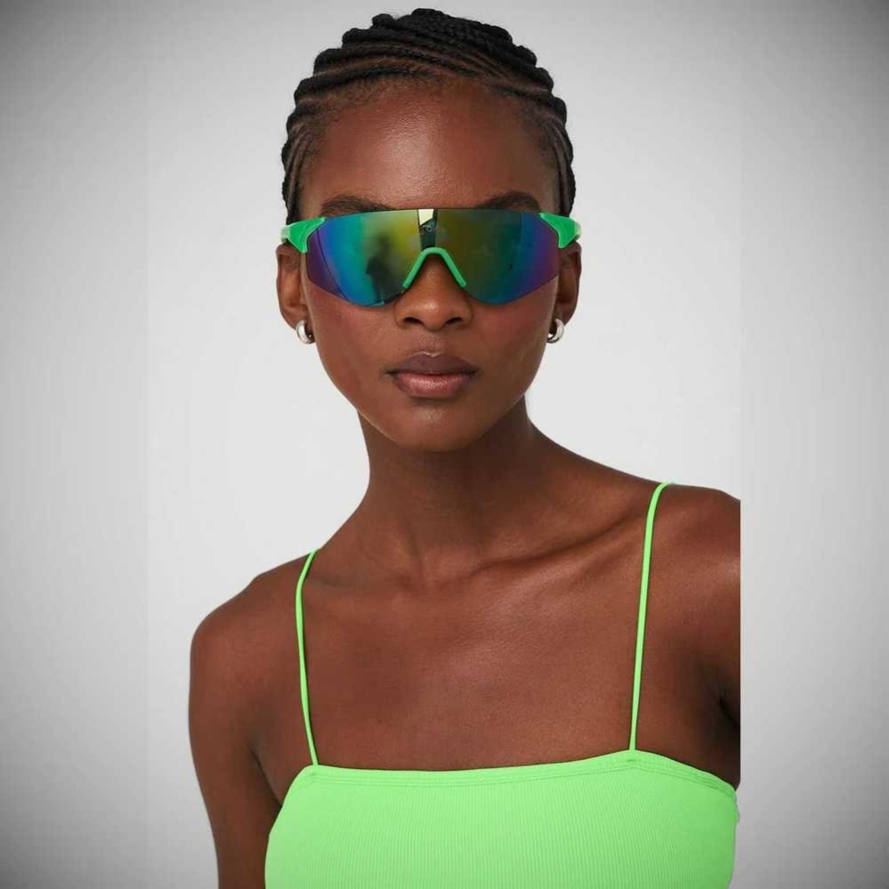 Lentes De Sol Alo Yoga Speed Mujer Verdes Verdes | MX-25JXUQ