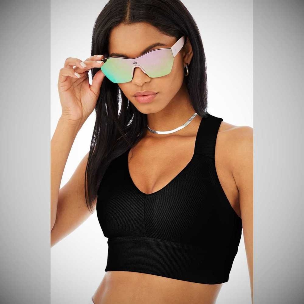 Lentes De Sol Alo Yoga Stunner Hombre Rosas Negros | MX-21QTSM