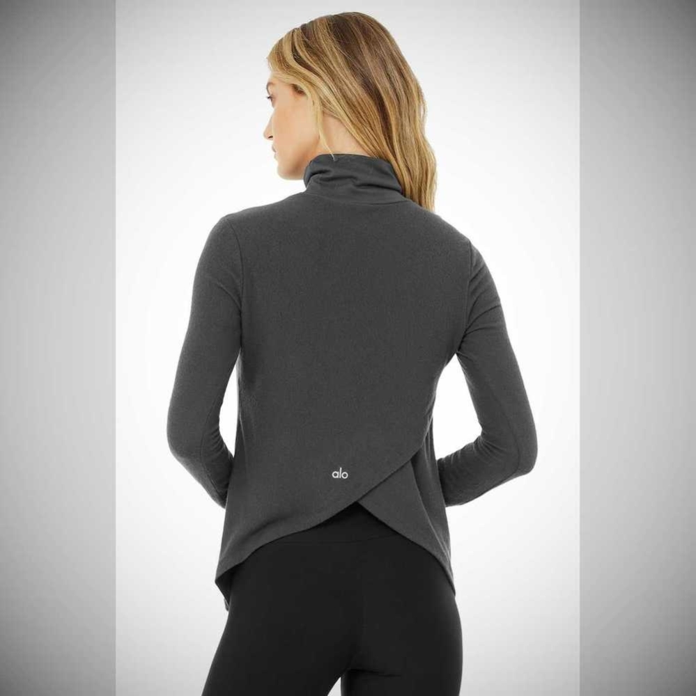 Long Sleeve Alo Yoga Embrace Mujer Grises | MX-91LUAH