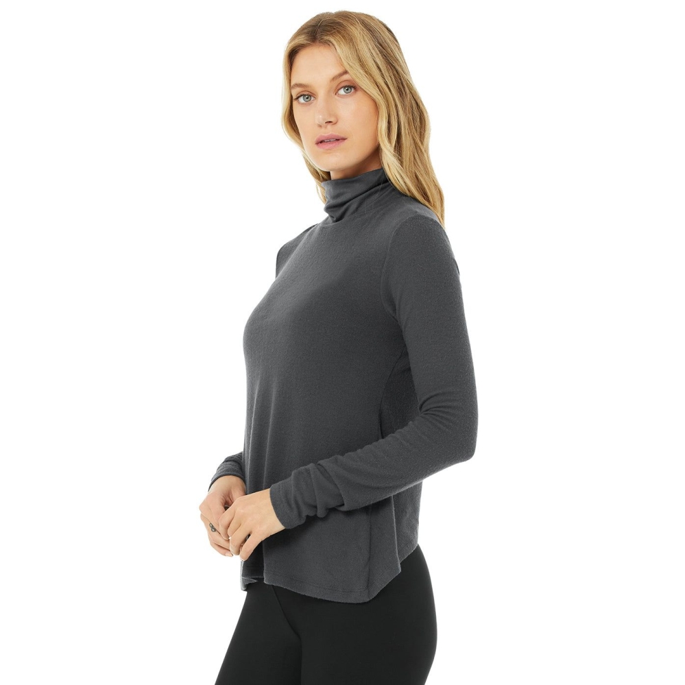 Long Sleeve Alo Yoga Embrace Mujer Grises | MX-91LUAH