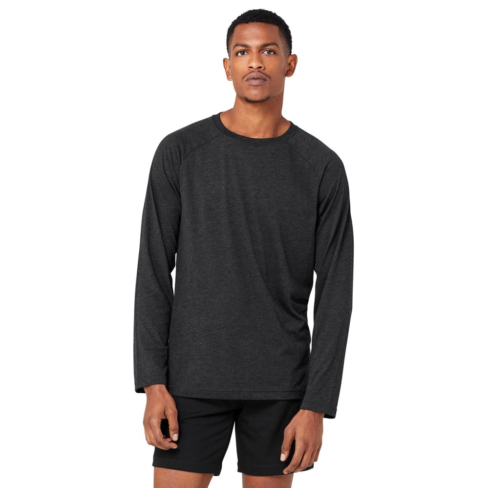 Long Sleeve Alo Yoga Triumph Tee Hombre Negros | MX-47PQOE