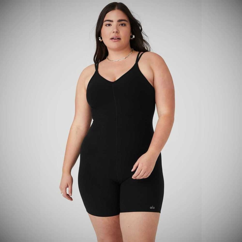 Onesies Alo Yoga Alosoft Suns Out Mujer Negros | MX-07EUHL