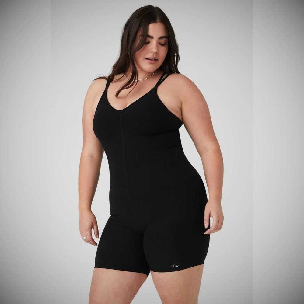 Onesies Alo Yoga Alosoft Suns Out Mujer Negros | MX-07EUHL