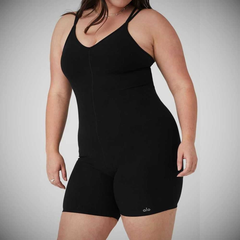 Onesies Alo Yoga Alosoft Suns Out Mujer Negros | MX-07EUHL