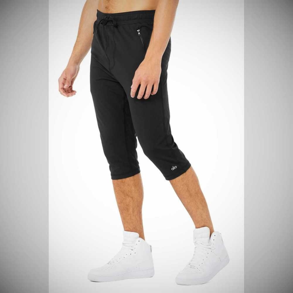 Pantalones Alo Yoga Balance Hombre Negros | MX-64JLZD