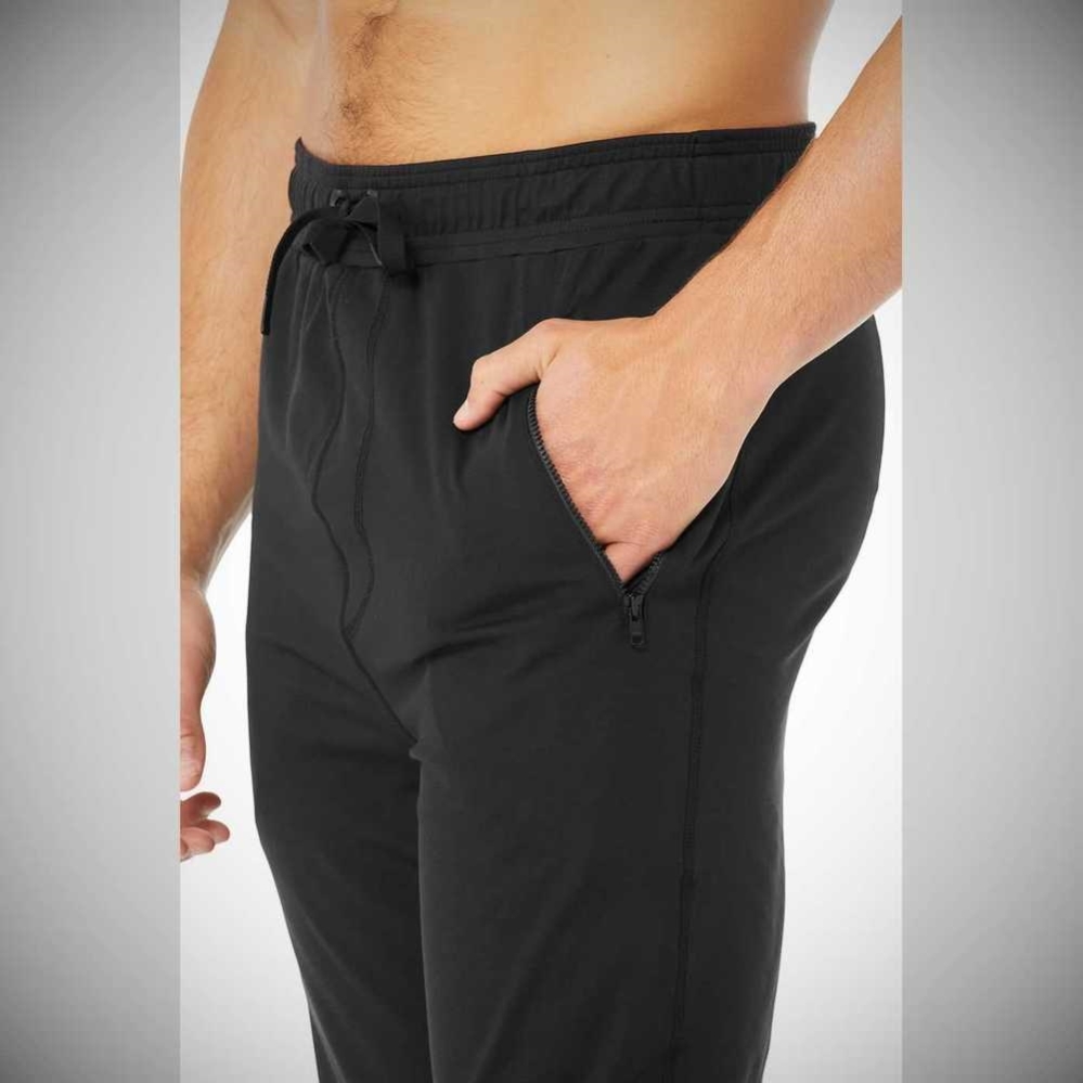 Pantalones Alo Yoga Balance Hombre Negros | MX-64JLZD