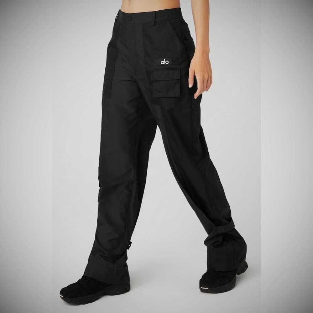 Pantalones Alo Yoga Blaze Trouser Mujer Negros | MX-18QYLW