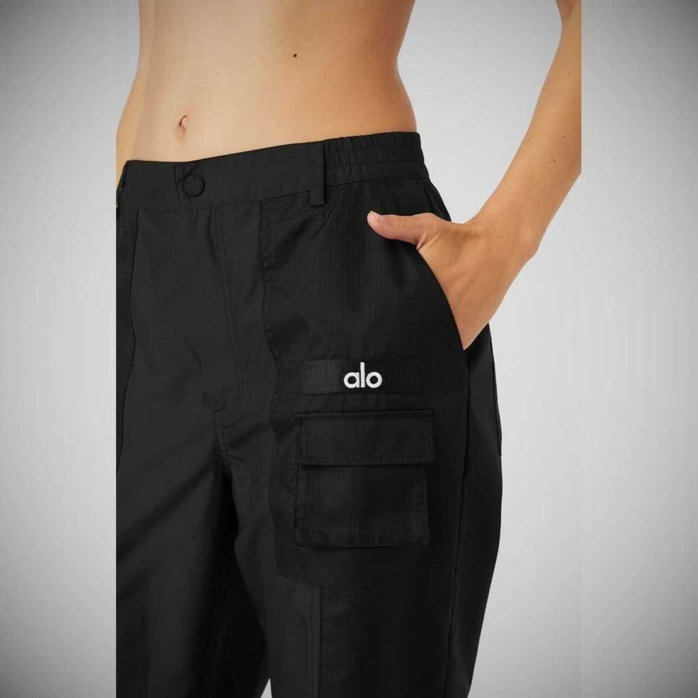 Pantalones Alo Yoga Blaze Trouser Mujer Negros | MX-18QYLW