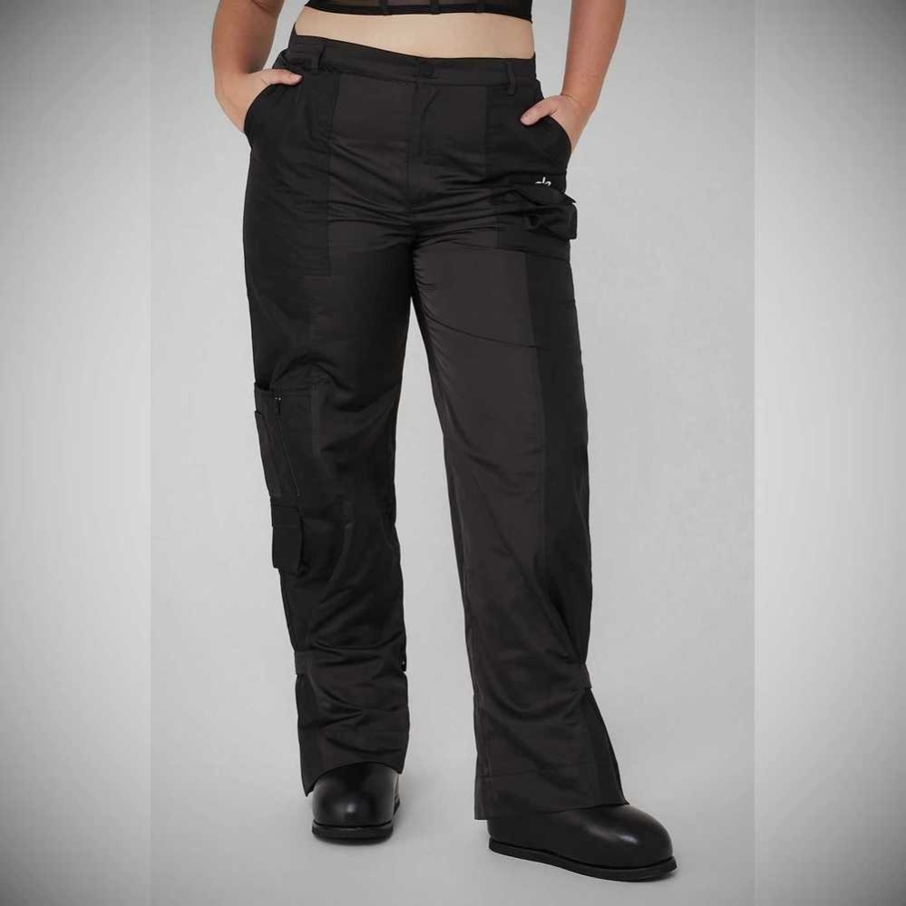 Pantalones Alo Yoga Blaze Trouser Mujer Negros | MX-18QYLW