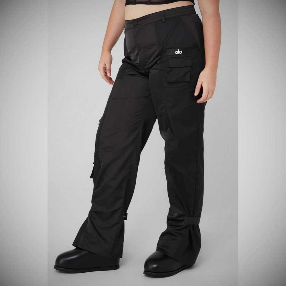 Pantalones Alo Yoga Blaze Trouser Mujer Negros | MX-18QYLW