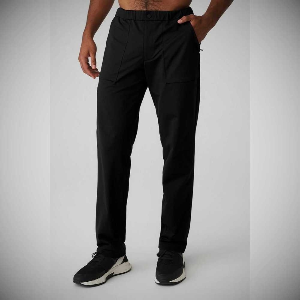 Pantalones Alo Yoga Block Hombre Negros | MX-93NPTI