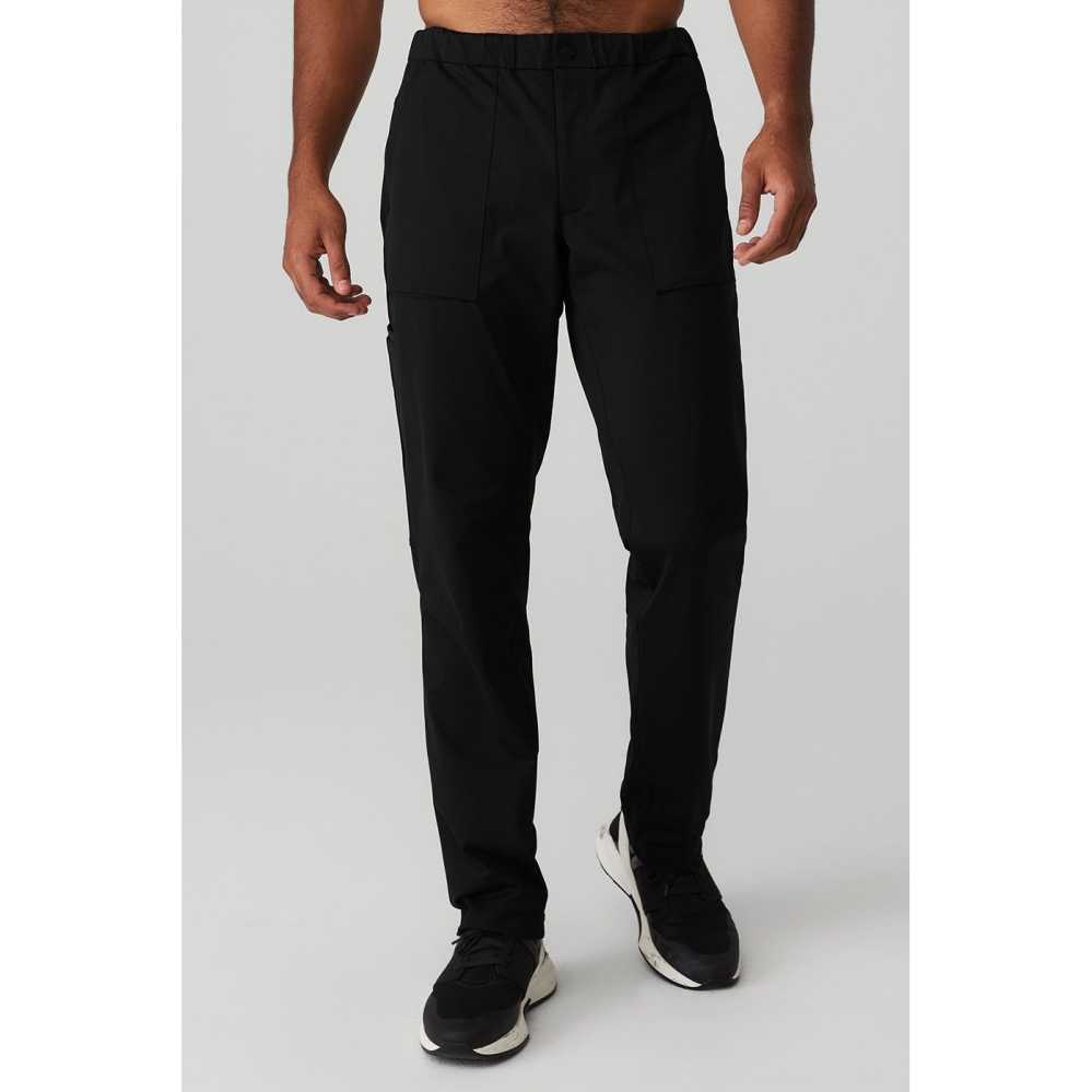 Pantalones Alo Yoga Block Hombre Negros | MX-93NPTI