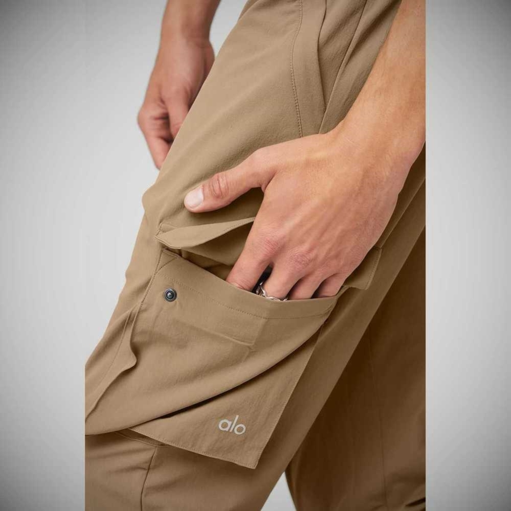 Pantalones Alo Yoga Cargo Division Field Hombre Marrom | MX-27KOXT