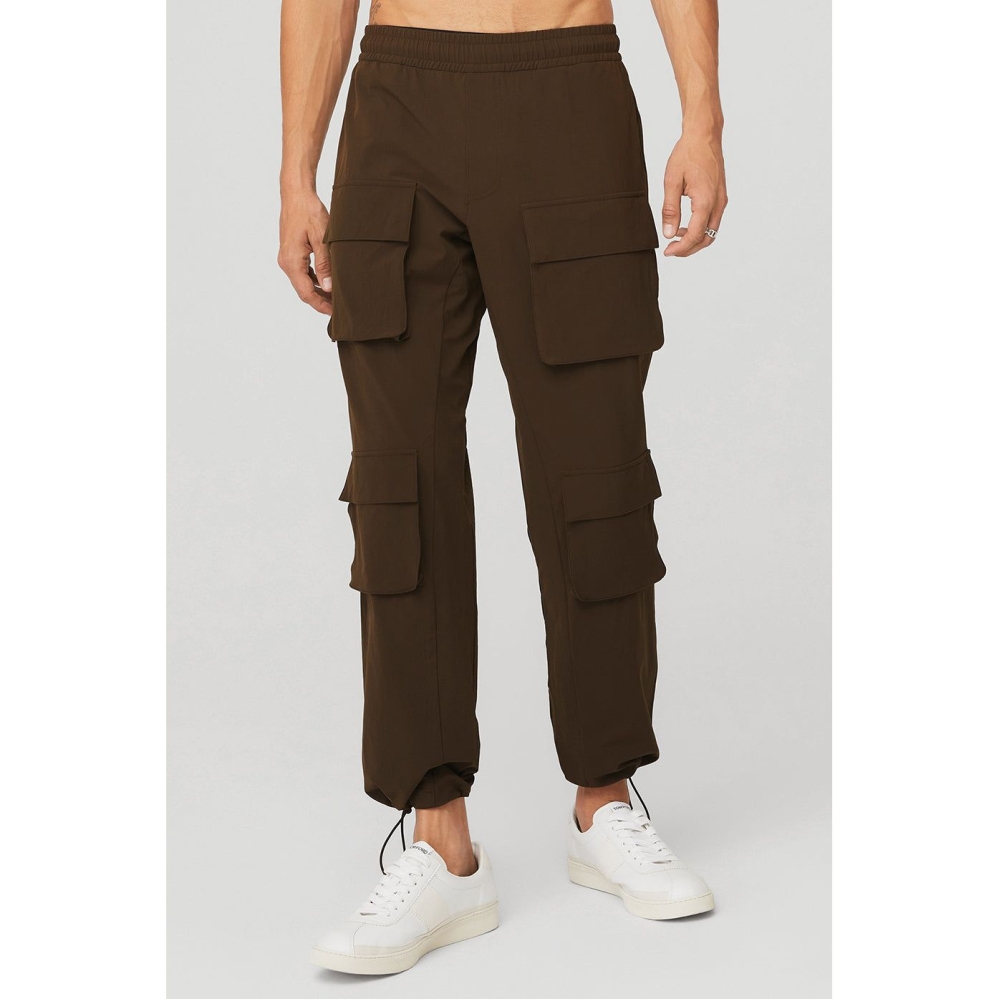 Pantalones Alo Yoga Cargo Venture Hombre Cafes | MX-26GJZI