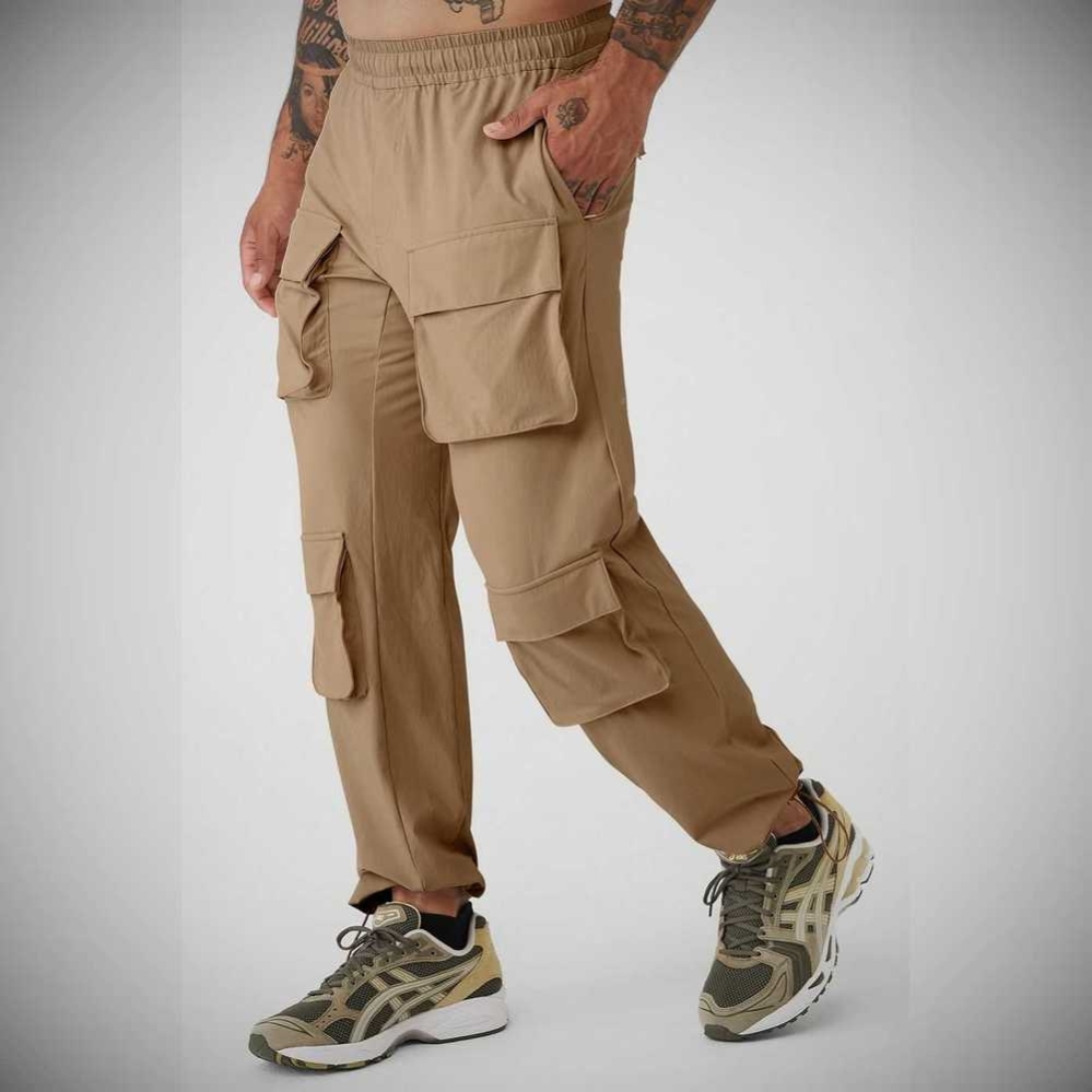 Pantalones Alo Yoga Cargo Venture Hombre Marrom | MX-28MROP