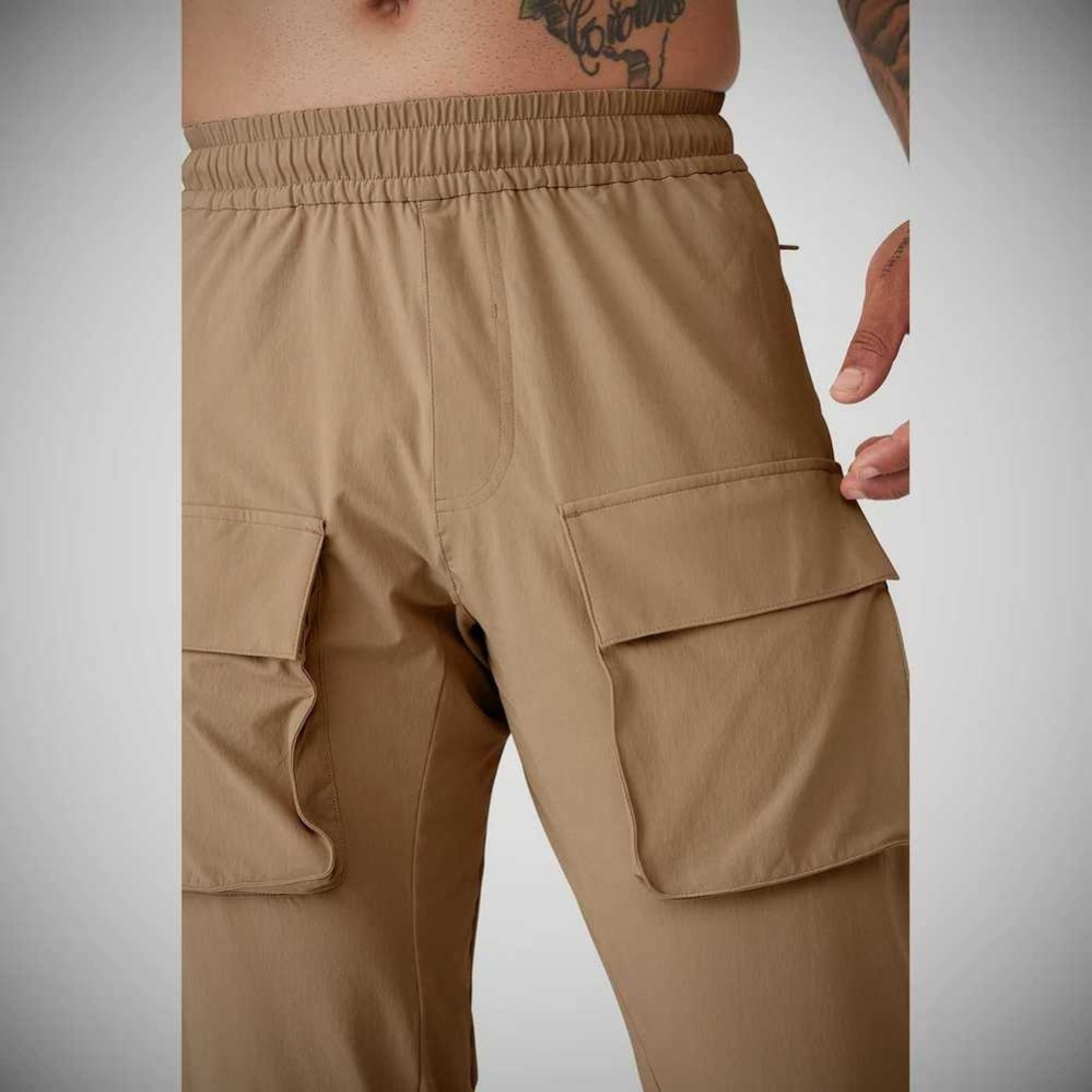 Pantalones Alo Yoga Cargo Venture Hombre Marrom | MX-28MROP