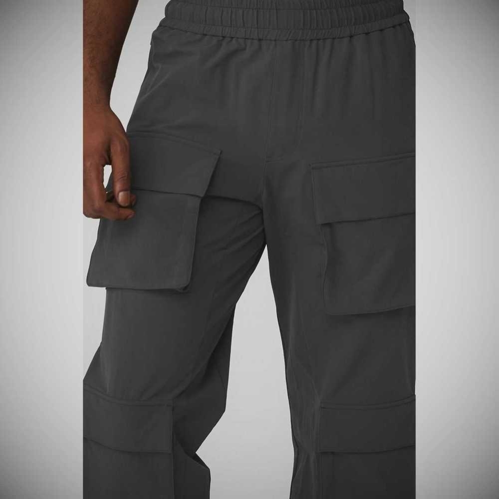 Pantalones Alo Yoga Cargo Venture Hombre Grises | MX-62HOQK