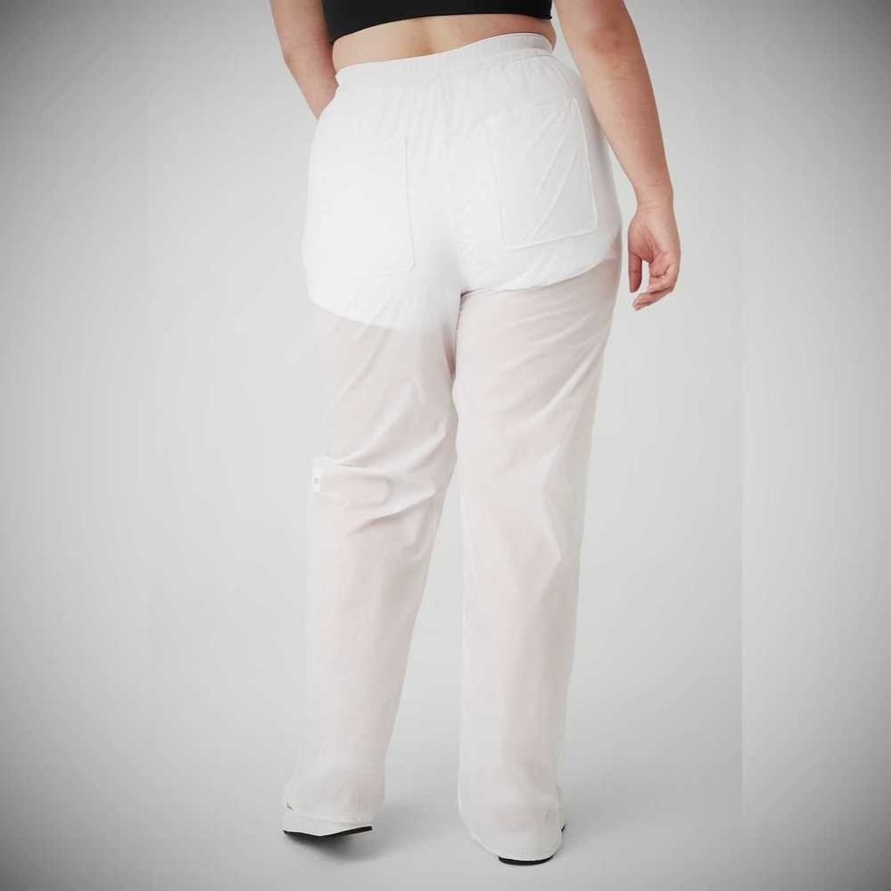 Pantalones Alo Yoga Cloud Nine Mujer Blancos | MX-45PLMV