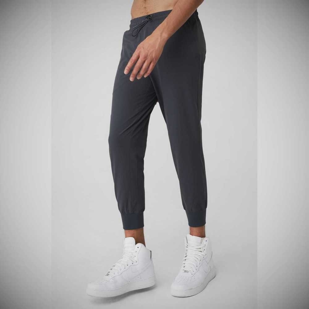 Pantalones Alo Yoga Co-Op 7/8 Hombre Grises | MX-28CZLE