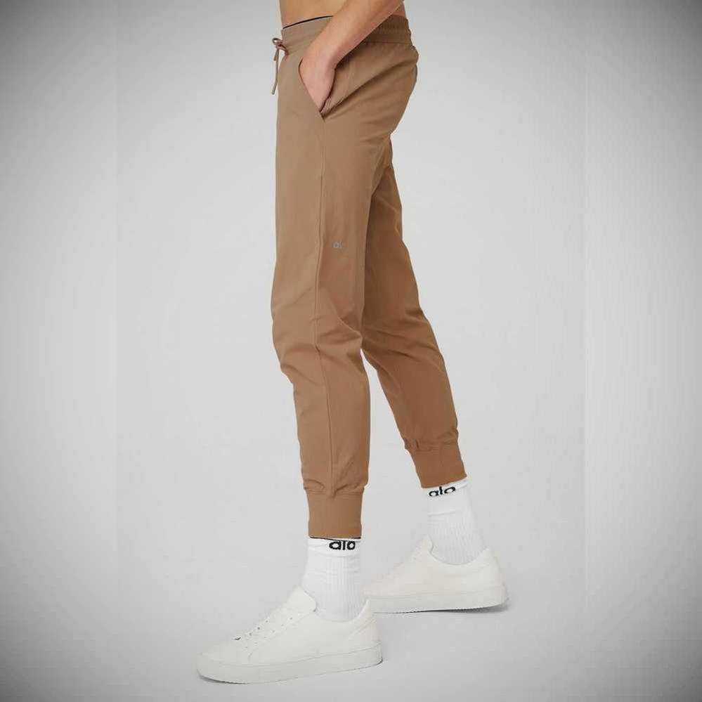 Pantalones Alo Yoga Co-Op 7/8 Hombre Marrom | MX-21AYLZ