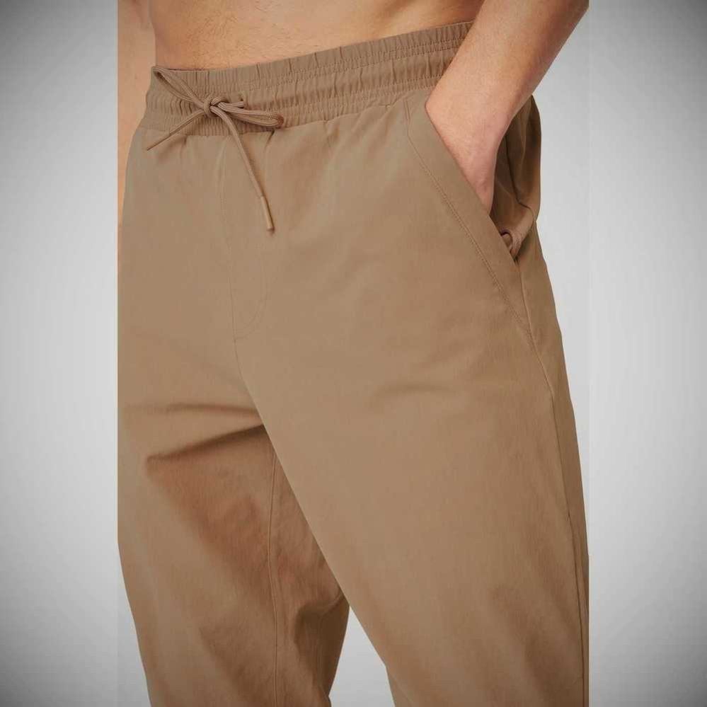 Pantalones Alo Yoga Co-Op 7/8 Hombre Marrom | MX-21AYLZ