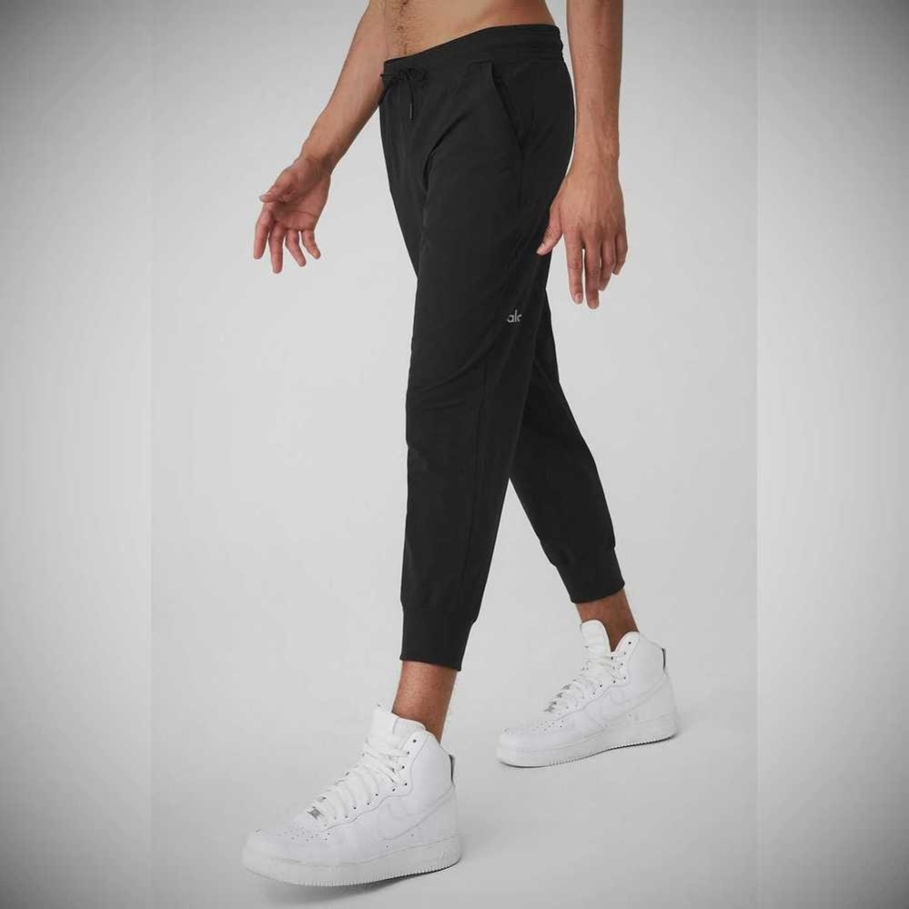 Pantalones Alo Yoga Co-Op 7/8 Hombre Negros | MX-04PZLA