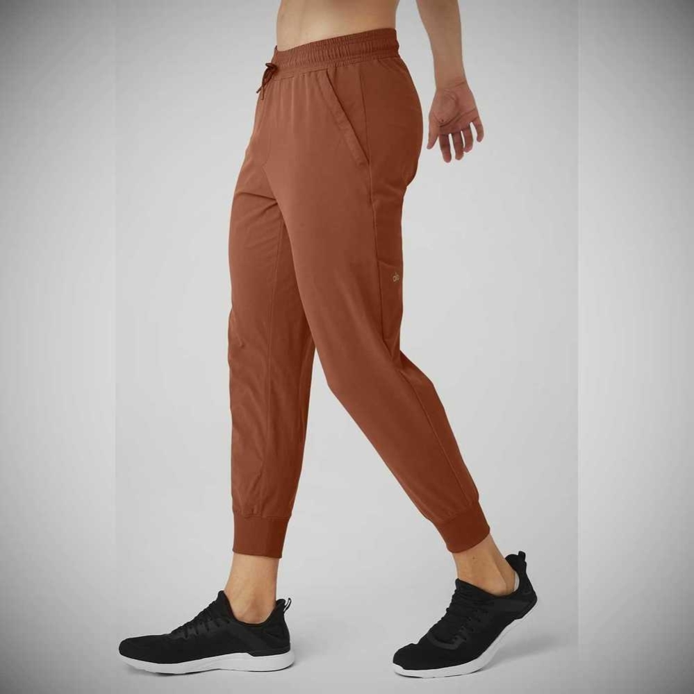 Pantalones Alo Yoga Co-Op 7/8 Hombre Rust | MX-84YPKC