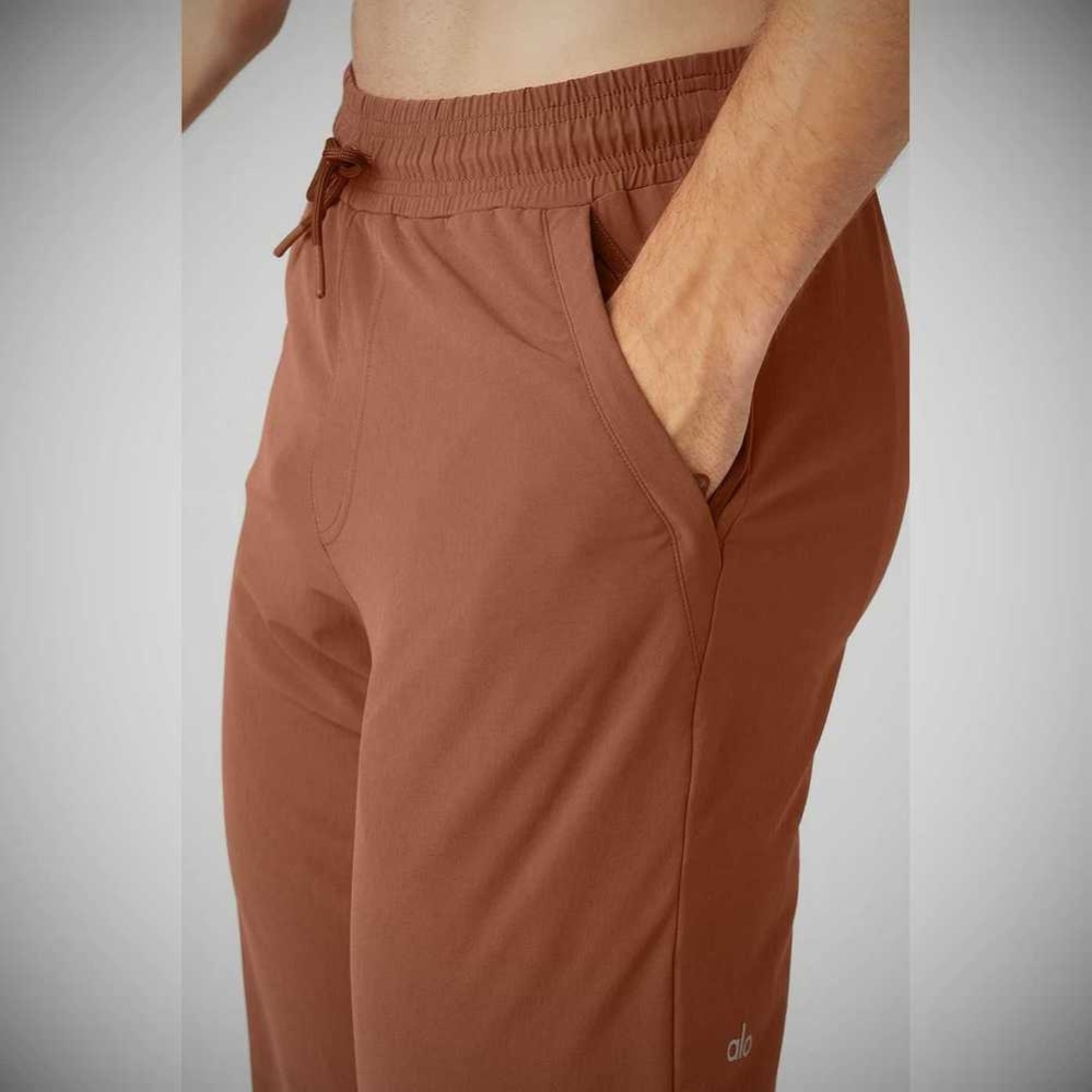 Pantalones Alo Yoga Co-Op 7/8 Hombre Rust | MX-84YPKC