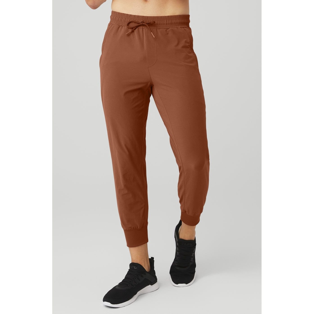 Pantalones Alo Yoga Co-Op 7/8 Hombre Rust | MX-84YPKC