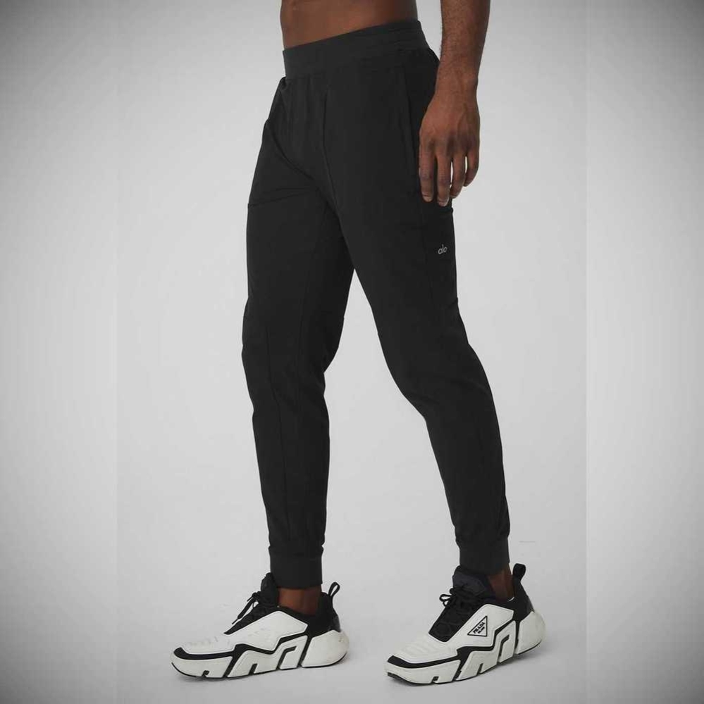 Pantalones Alo Yoga Co-Op Hombre Negros | MX-19VHEL