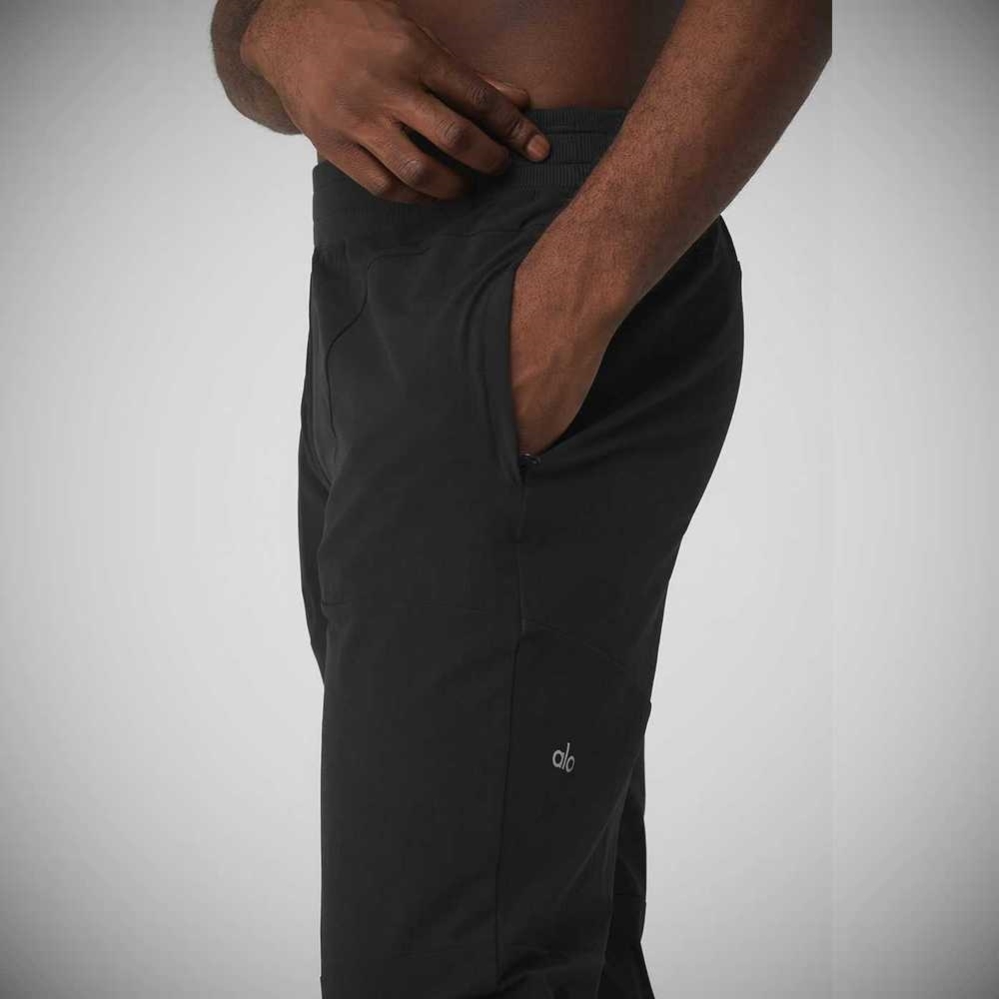 Pantalones Alo Yoga Co-Op Hombre Negros | MX-19VHEL