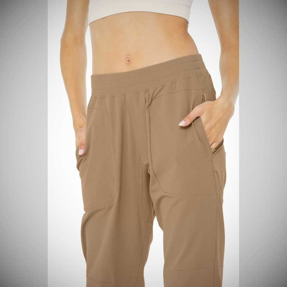 Pantalones Alo Yoga Co-Op Mujer Marrom | MX-52ANTJ