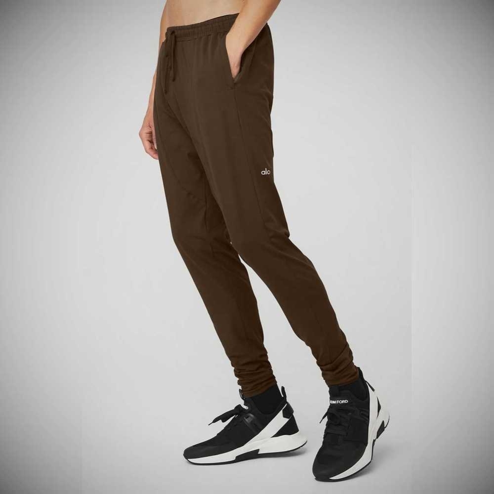 Pantalones Alo Yoga Conquer Revitalize Hombre Cafes | MX-08MIKT