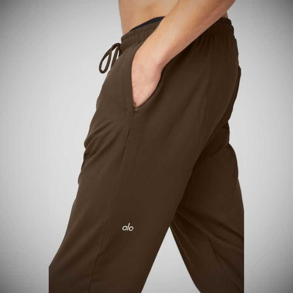 Pantalones Alo Yoga Conquer Revitalize Hombre Cafes | MX-08MIKT