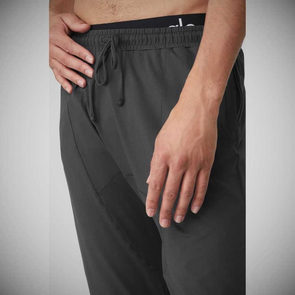 Pantalones Alo Yoga Conquer Revitalize Hombre Grises | MX-18RITE