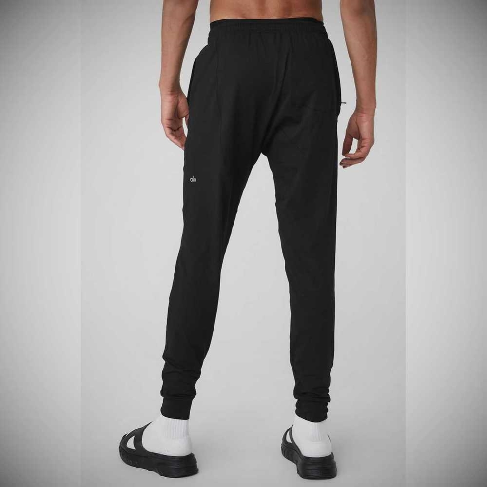 Pantalones Alo Yoga Conquer Revitalize Hombre Negros | MX-59SQHG