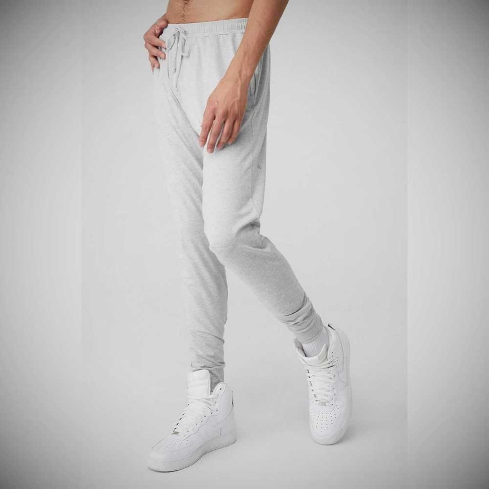 Pantalones Alo Yoga Conquer Revitalize Hombre Grises | MX-67MXTP