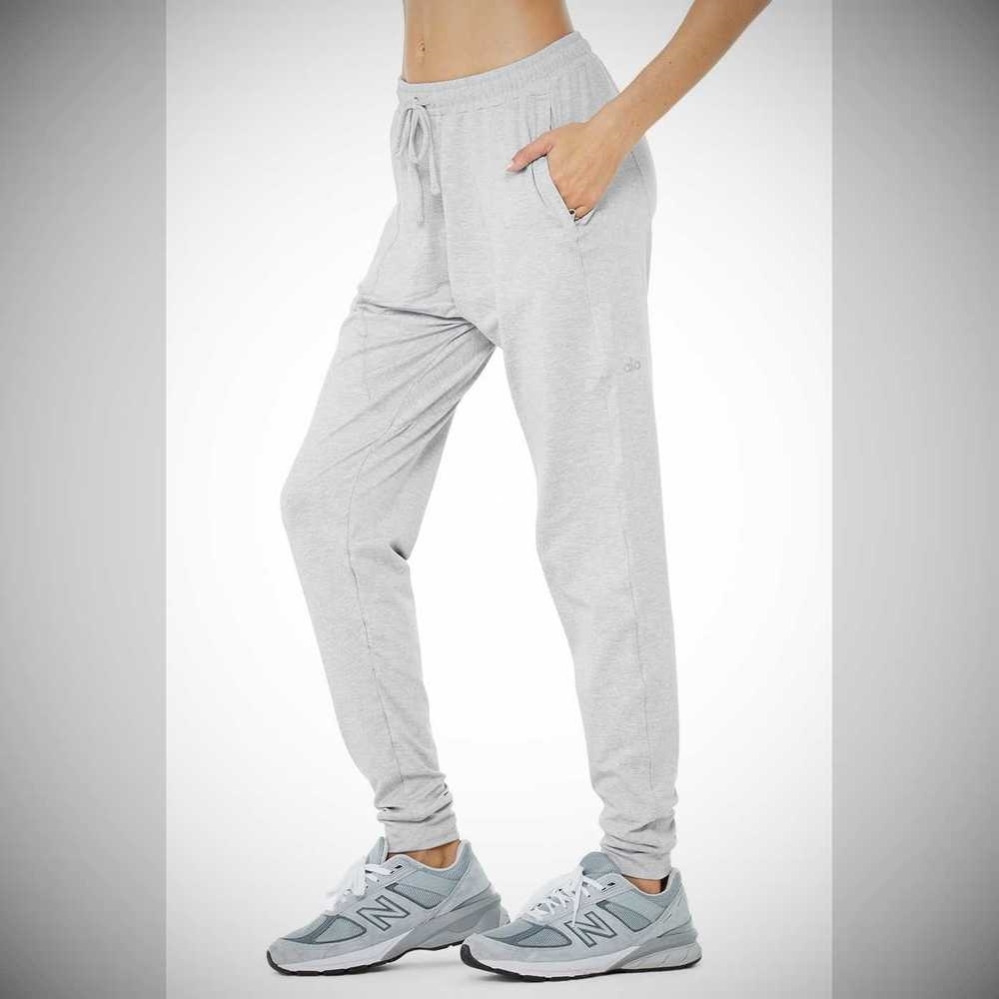 Pantalones Alo Yoga Conquer Revitalize Mujer Grises | MX-57SBXY