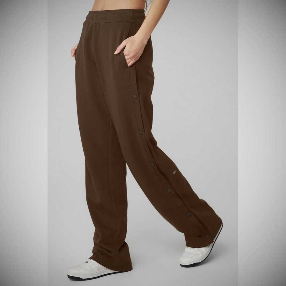 Pantalones Alo Yoga Courtside Tearaway Snap Mujer Cafes | MX-26WSVE