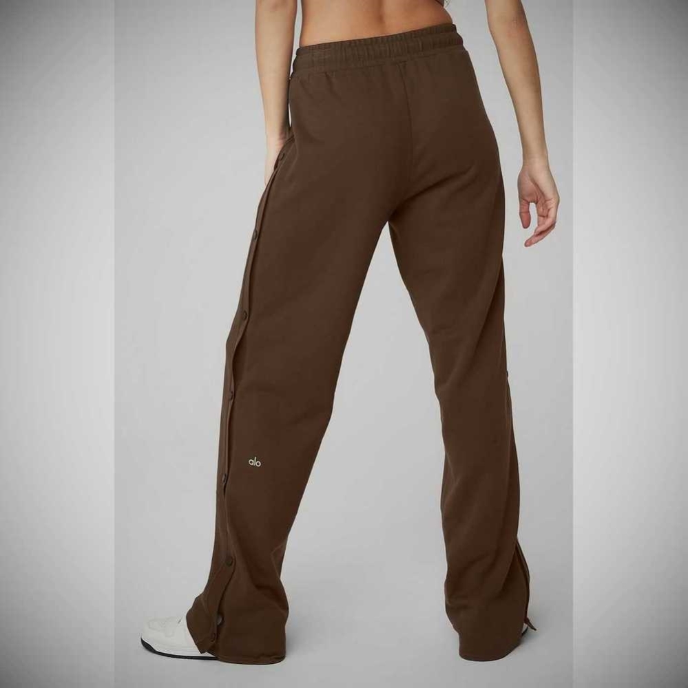 Pantalones Alo Yoga Courtside Tearaway Snap Mujer Cafes | MX-26WSVE