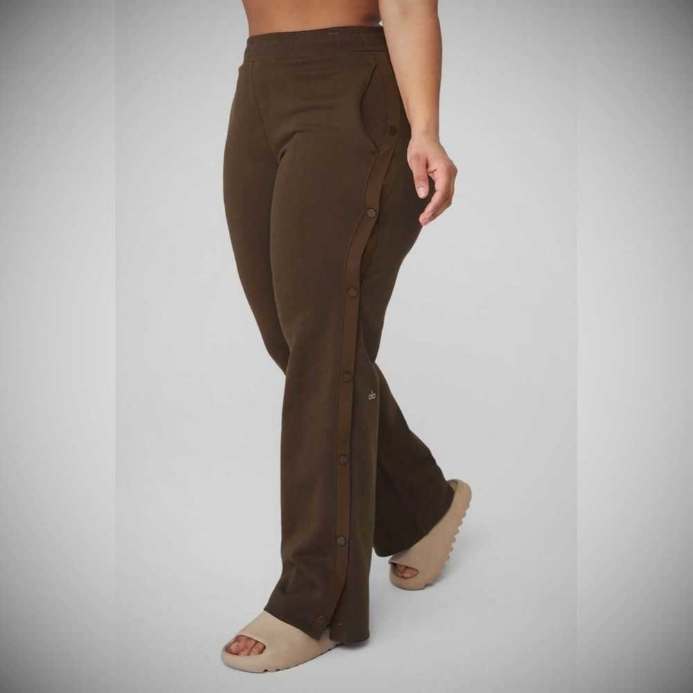 Pantalones Alo Yoga Courtside Tearaway Snap Mujer Cafes | MX-26WSVE