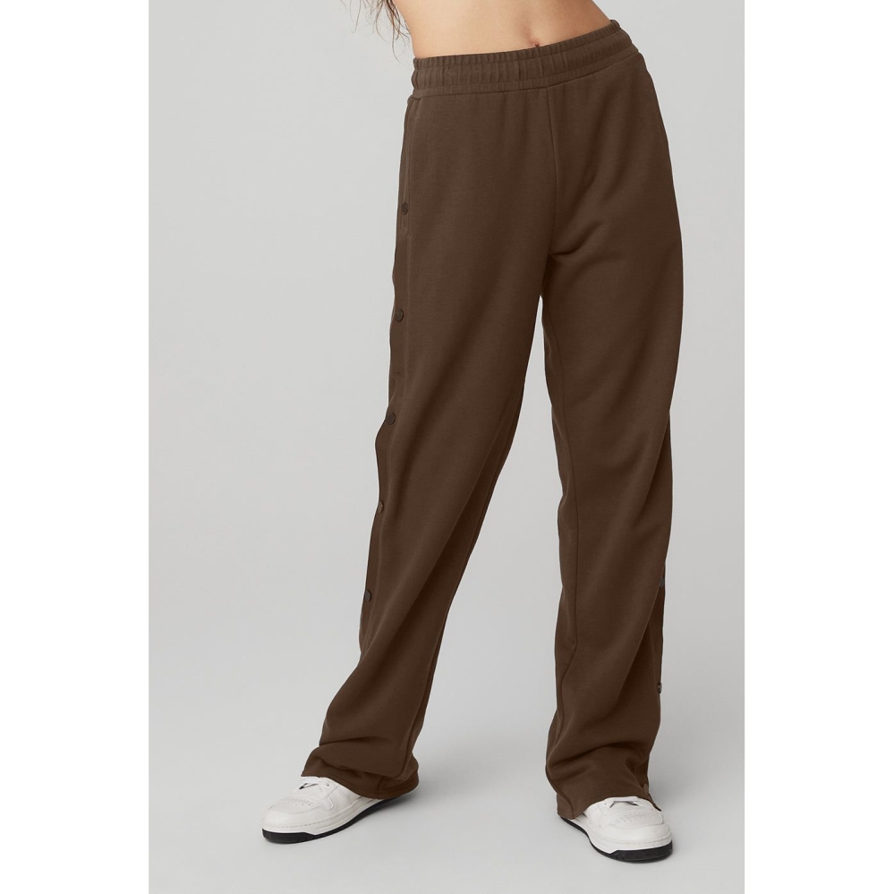 Pantalones Alo Yoga Courtside Tearaway Snap Mujer Cafes | MX-26WSVE