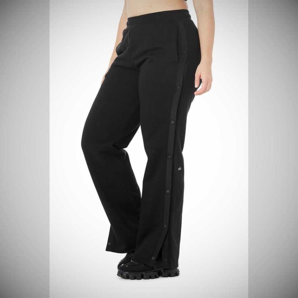 Pantalones Alo Yoga Courtside Tearaway Snap Mujer Negros | MX-69QBIC