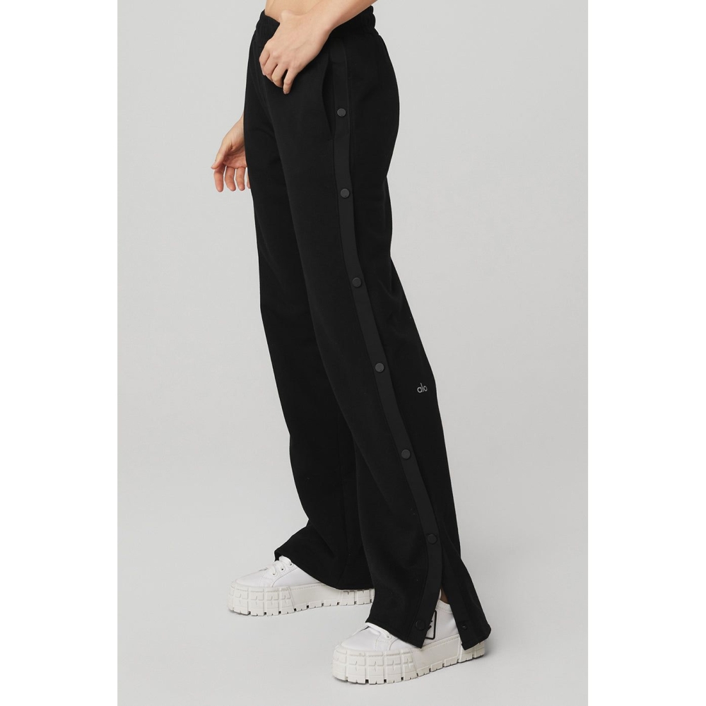 Pantalones Alo Yoga Courtside Tearaway Snap Mujer Negros | MX-69QBIC