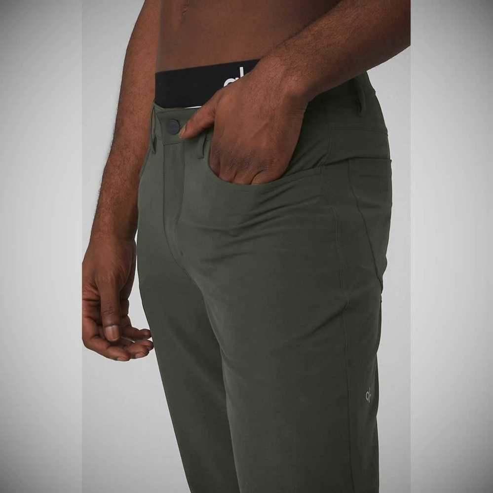 Pantalones Alo Yoga Day and Night Hombre Verdes Oscuro | MX-26EXHC